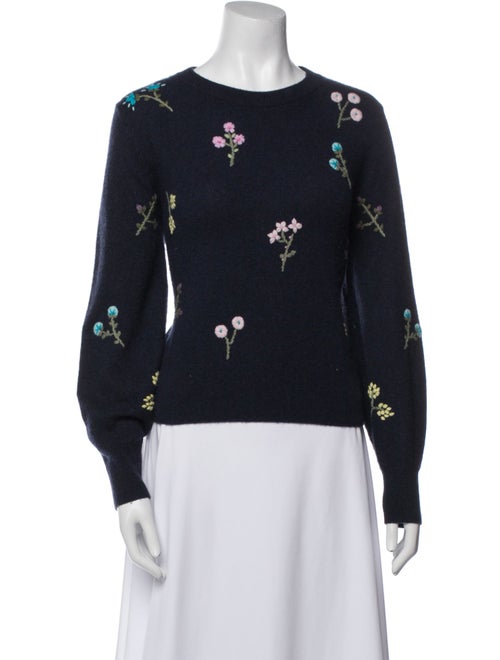 White + Warren Cashmere Printed Sweater