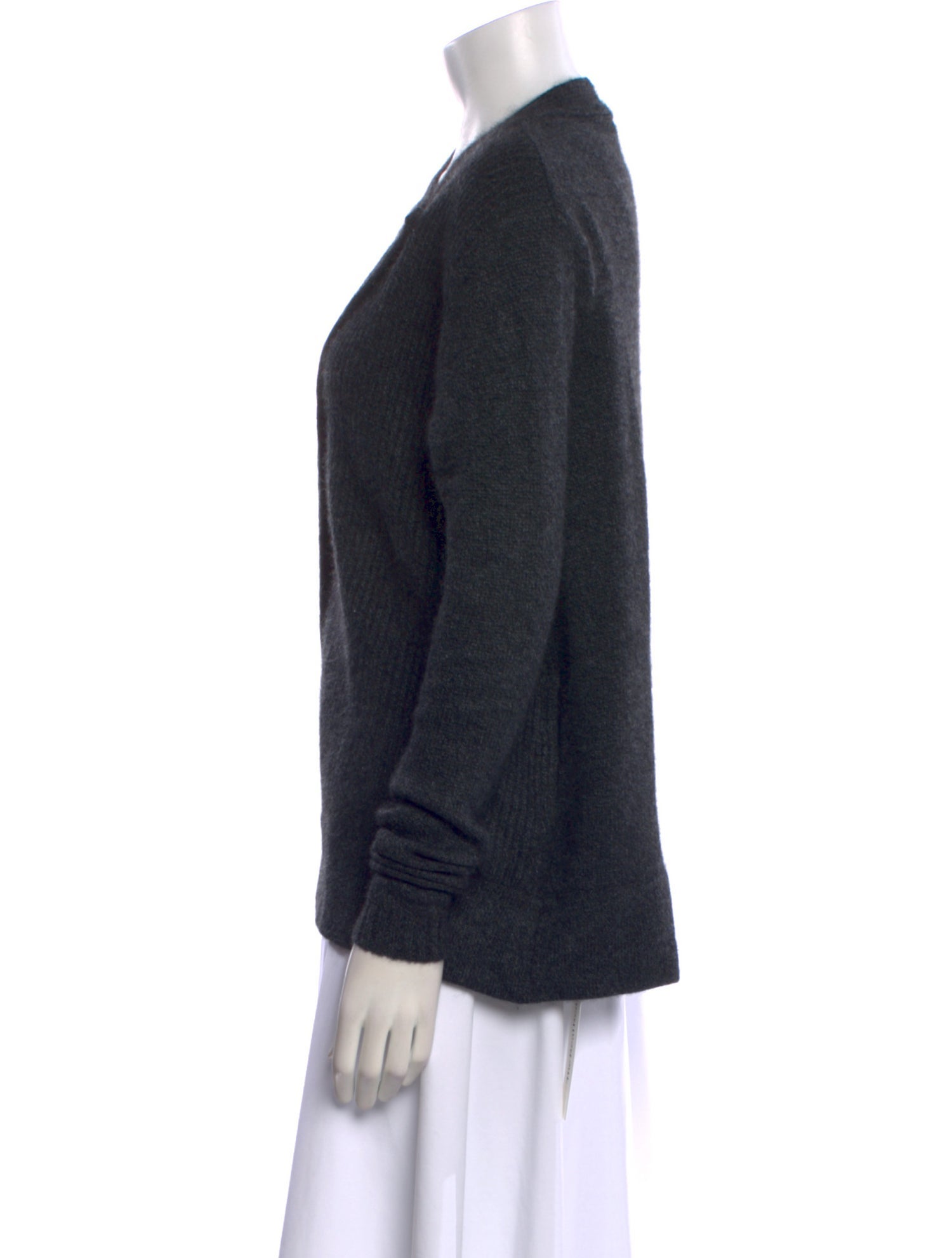 White + Warren Cashmere V-Neck Sweater