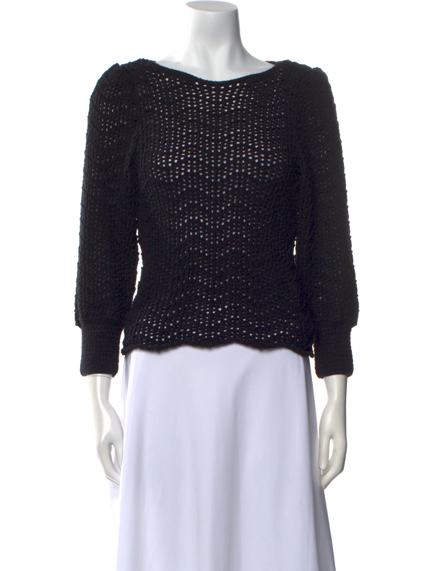 White + Warren Bateau Neckline Sweater