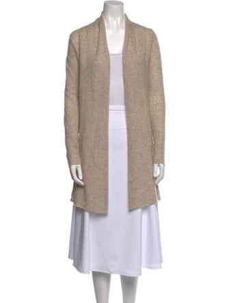 White + Warren Cashmere Open Front Sweater