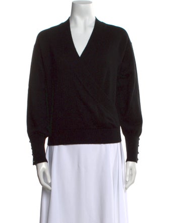 White + Warren Cashmere V-Neck Sweater