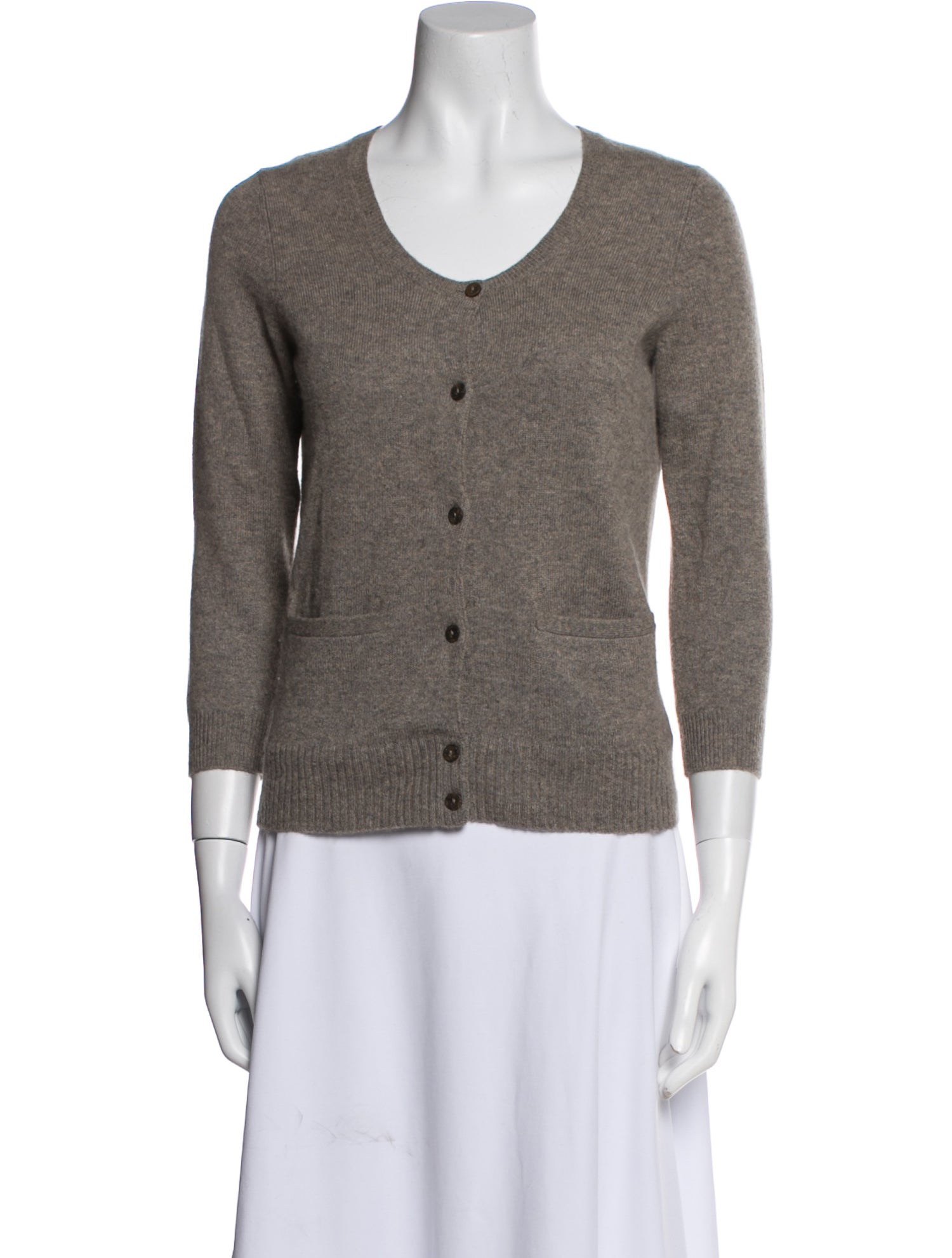 White + Warren Cashmere Scoop Neck Sweater