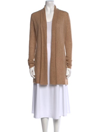 White + Warren Cashmere Open Front Sweater
