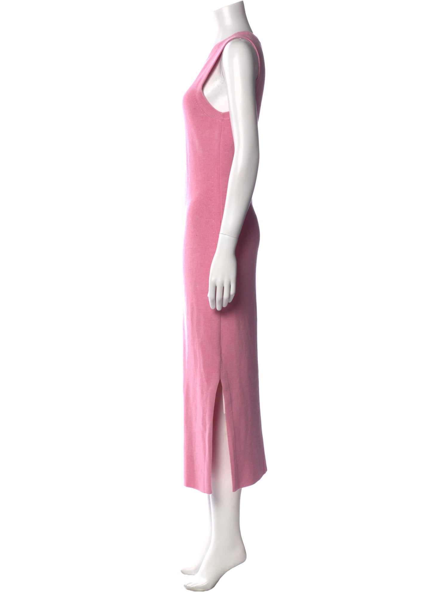 White + Warren Scoop Neck Long Dress