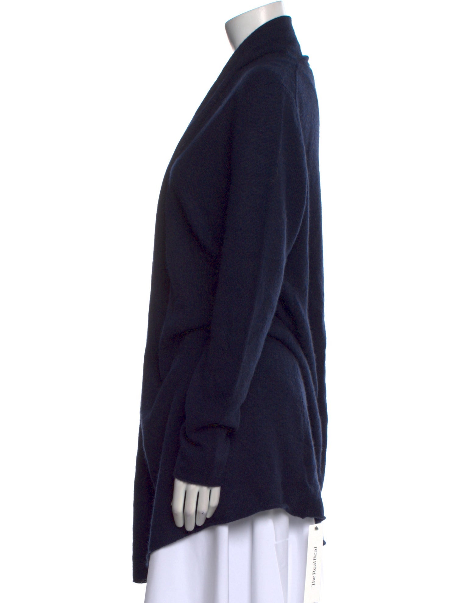 White + Warren Cashmere Open Front Sweater