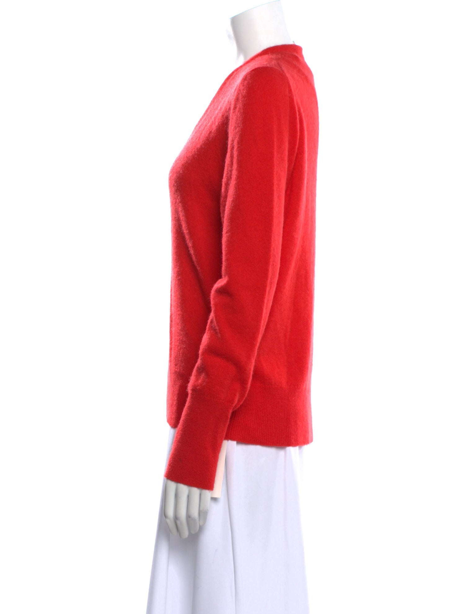 White + Warren Cashmere V-Neck Sweater