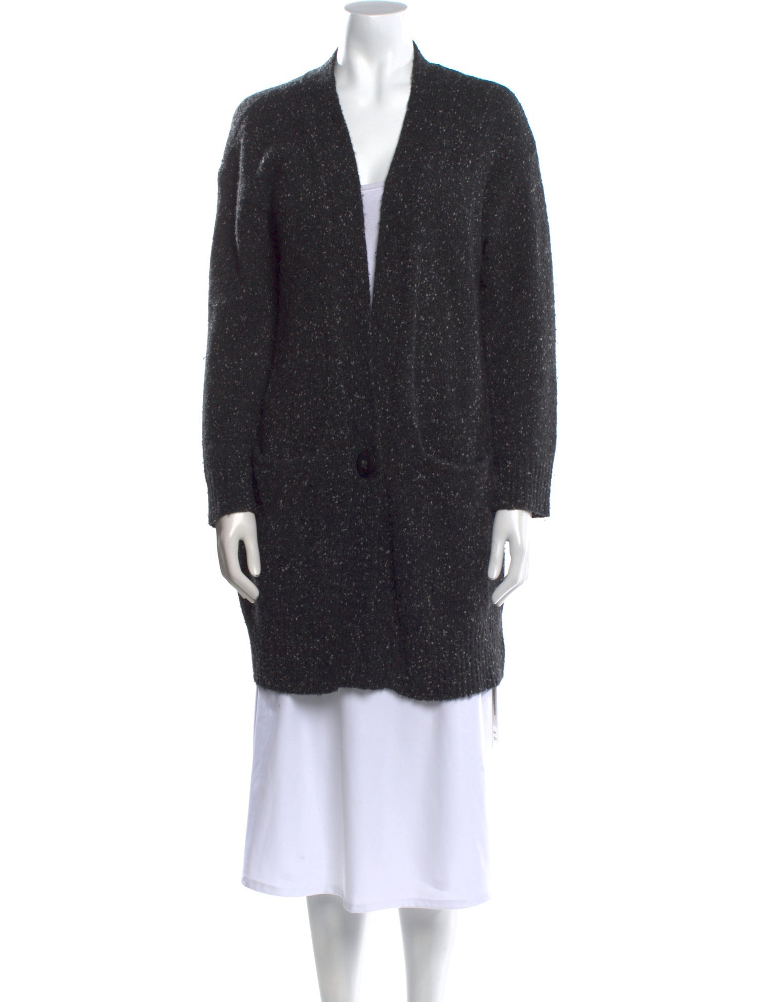 White + Warren Cashmere V-Neck Sweater