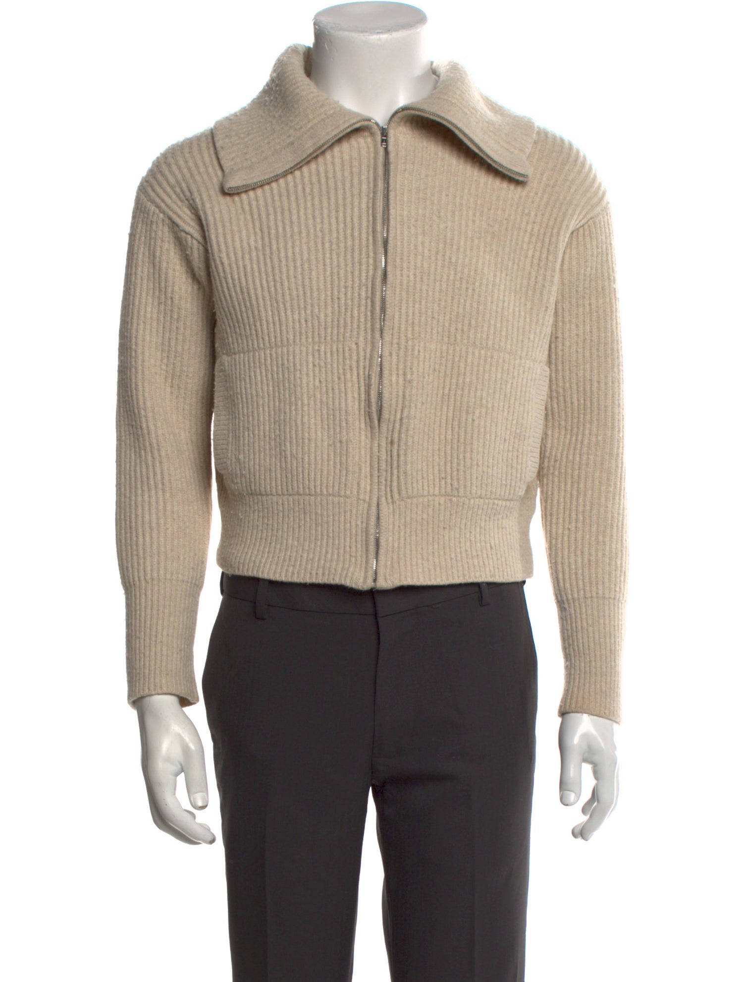 White + Warren Mock Neck Long Sleeve Cardigan