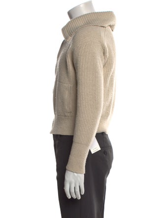 White + Warren Mock Neck Long Sleeve Cardigan