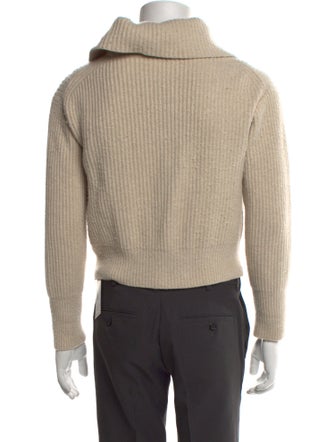 White + Warren Mock Neck Long Sleeve Cardigan