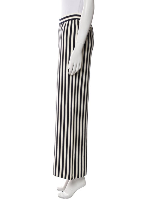 White + Warren Striped Wide Leg Pants