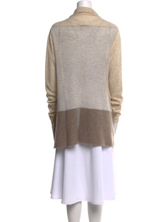 White + Warren Cashmere Open Front Sweater