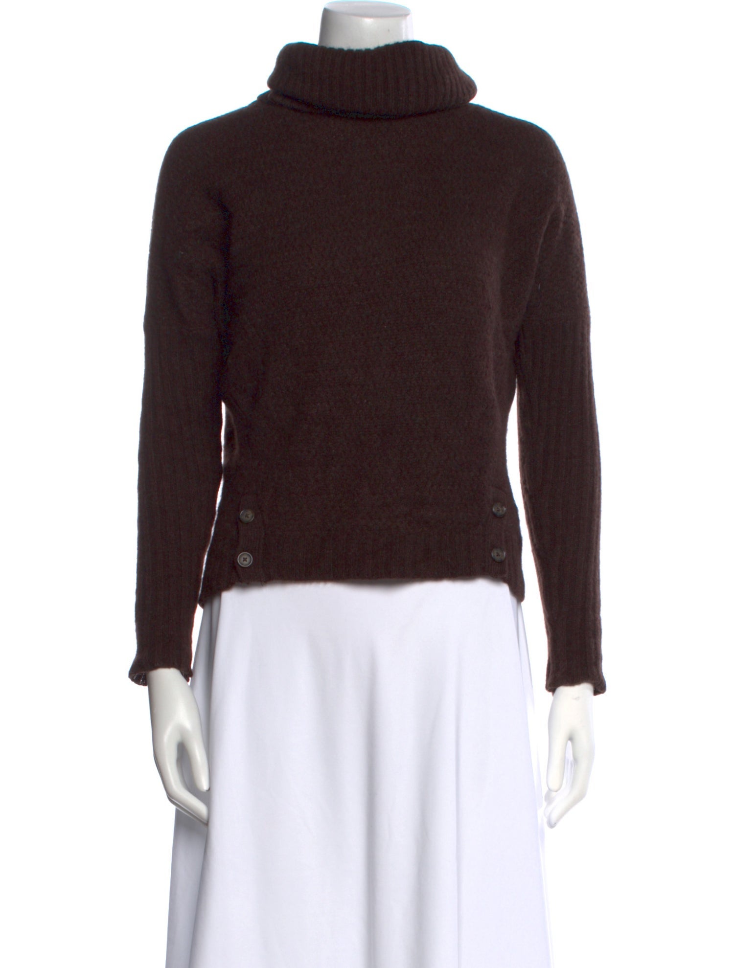 White + Warren Cashmere Turtleneck Sweatshirt