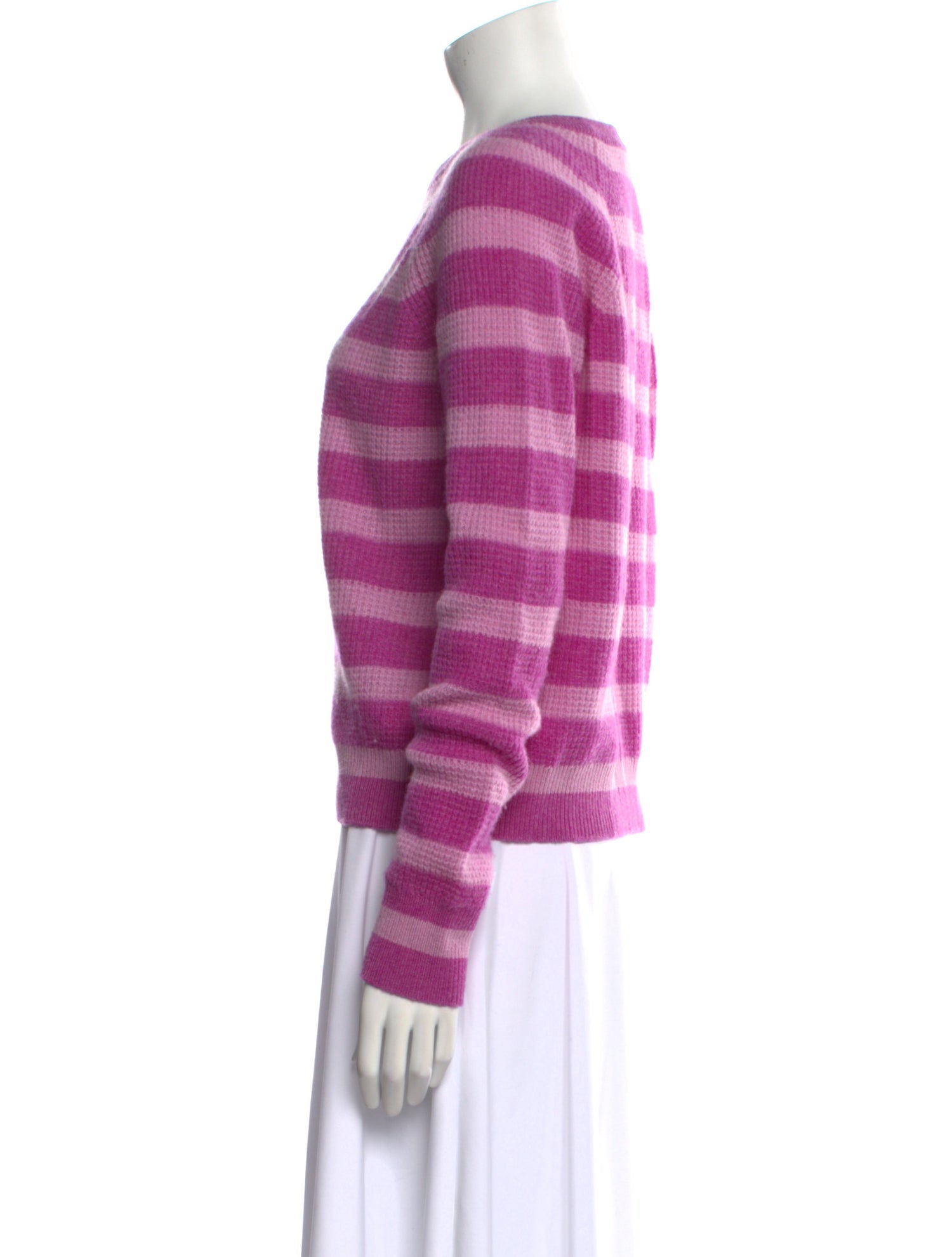 White + Warren Cashmere Striped Sweater
