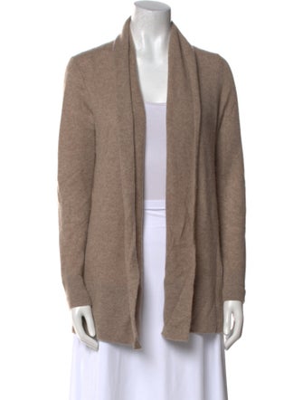 White + Warren Cashmere Open Front Sweater