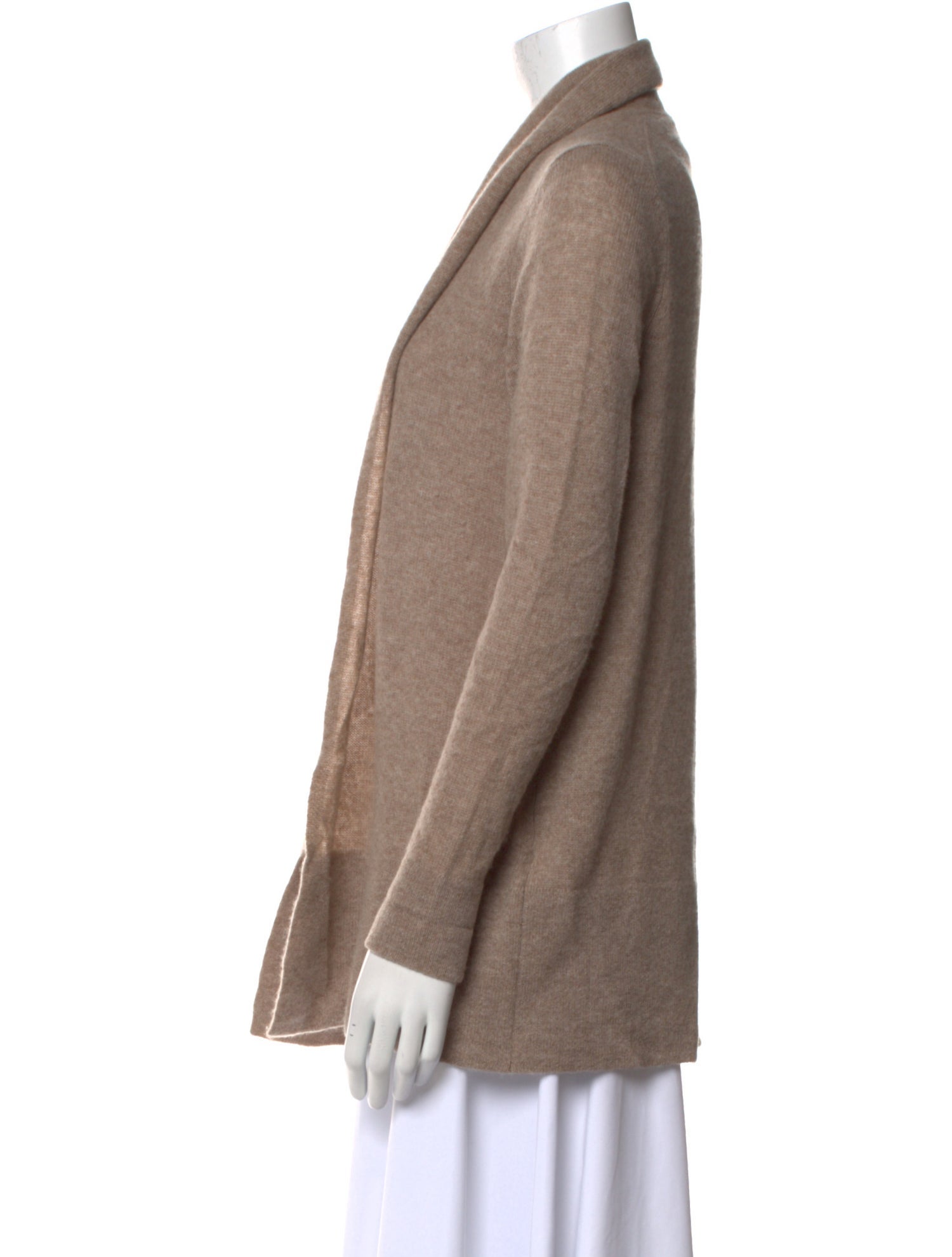 White + Warren Cashmere Open Front Sweater