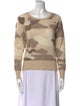 White + Warren Cashmere Printed Sweater