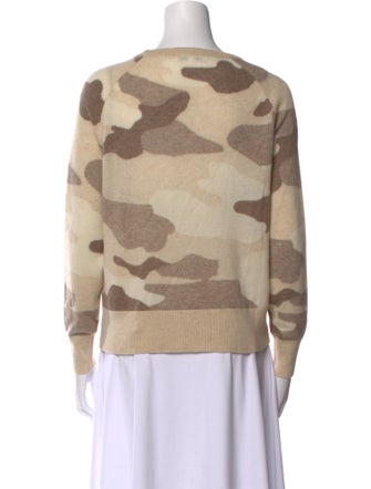 White + Warren Cashmere Printed Sweater