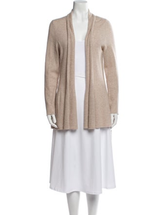 White + Warren Cashmere Open Front Sweater