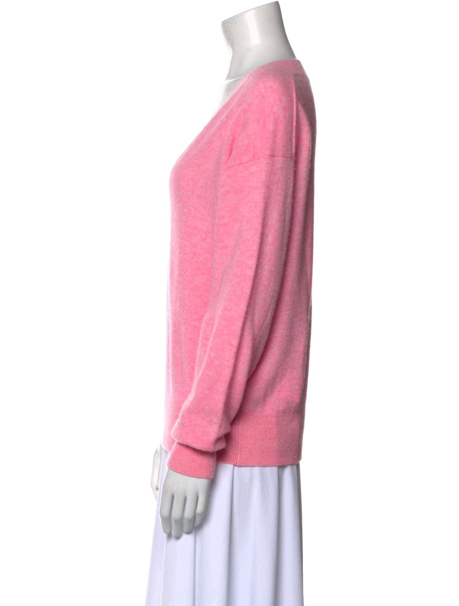 White + Warren Cashmere V-Neck Sweater