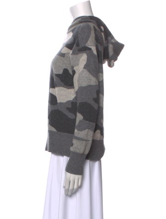 White + Warren Cashmere Printed Sweater