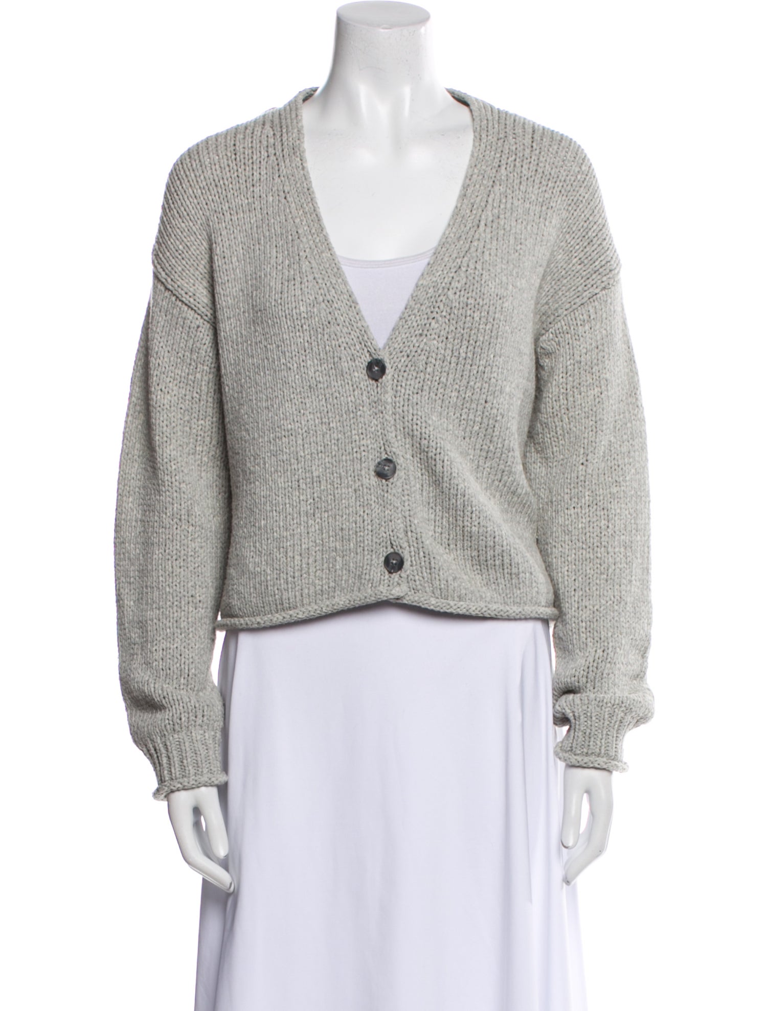 White + Warren V-Neck Sweater