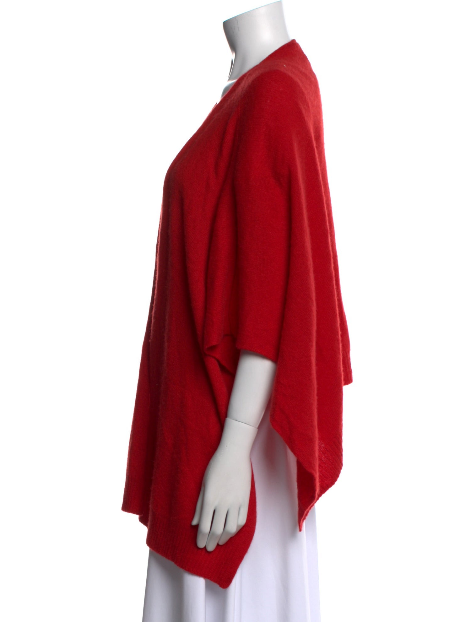 White + Warren Cashmere Open Front Sweater