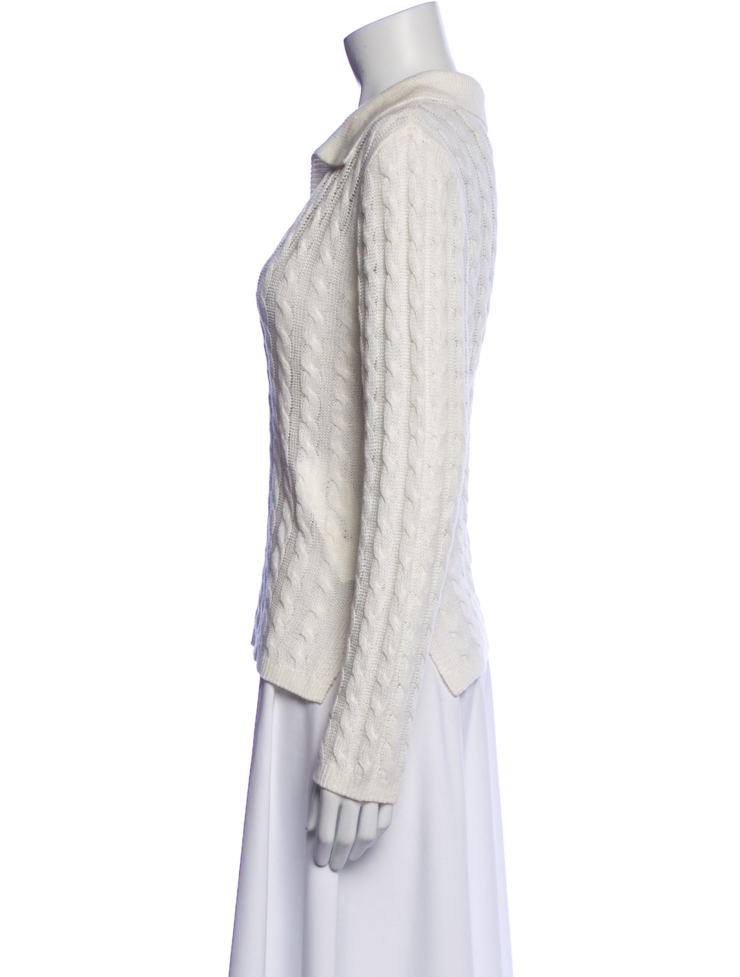 White + Warren Linen Long Sleeve Sweatshirt