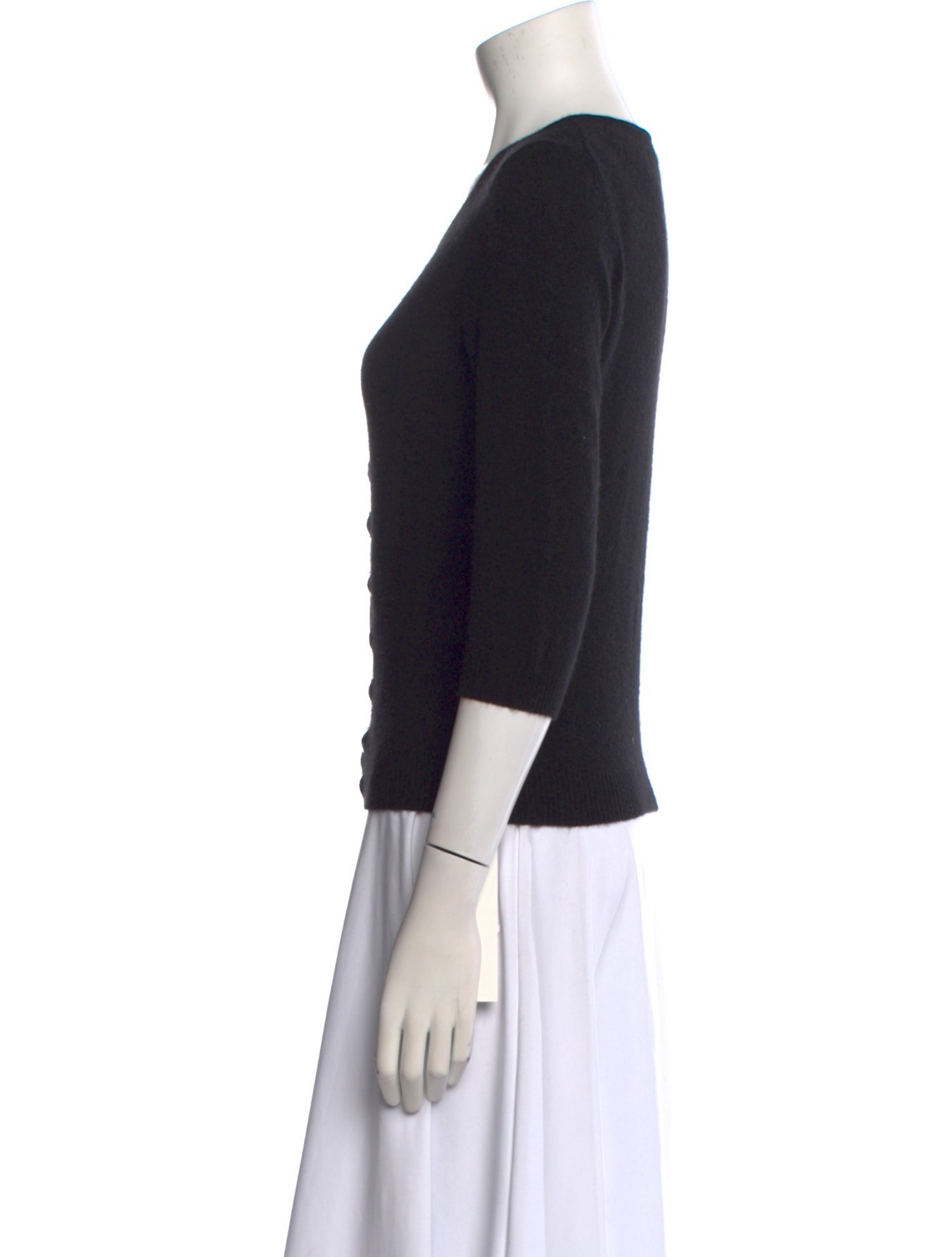 White + Warren Cashmere Scoop Neck Sweater