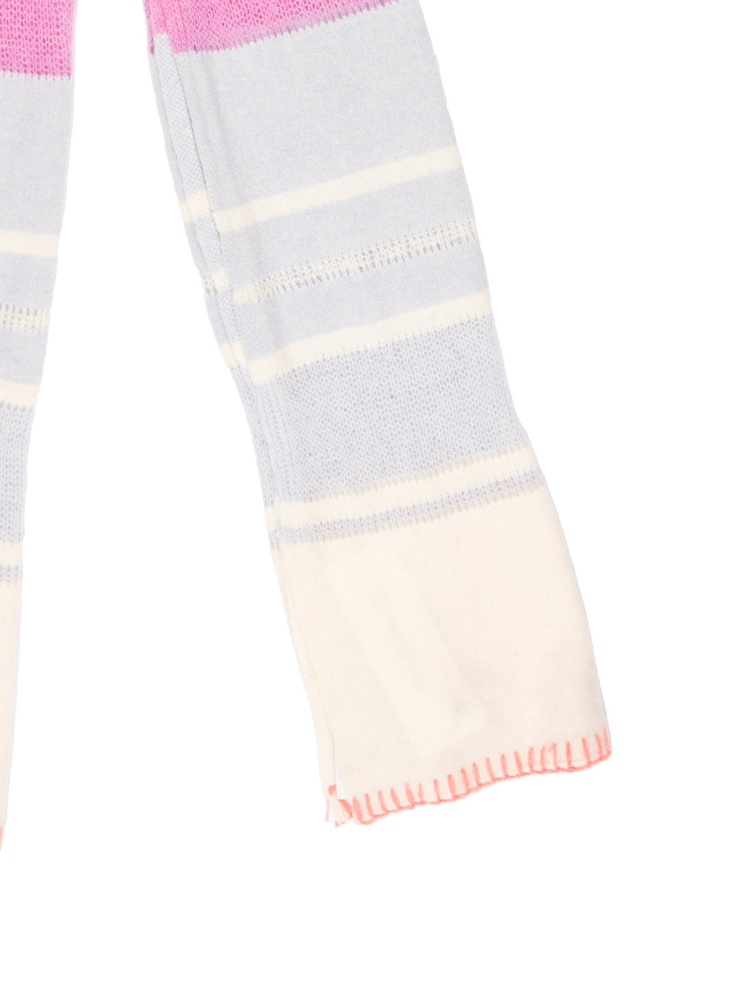 White + Warren Cashmere Striped Scarf