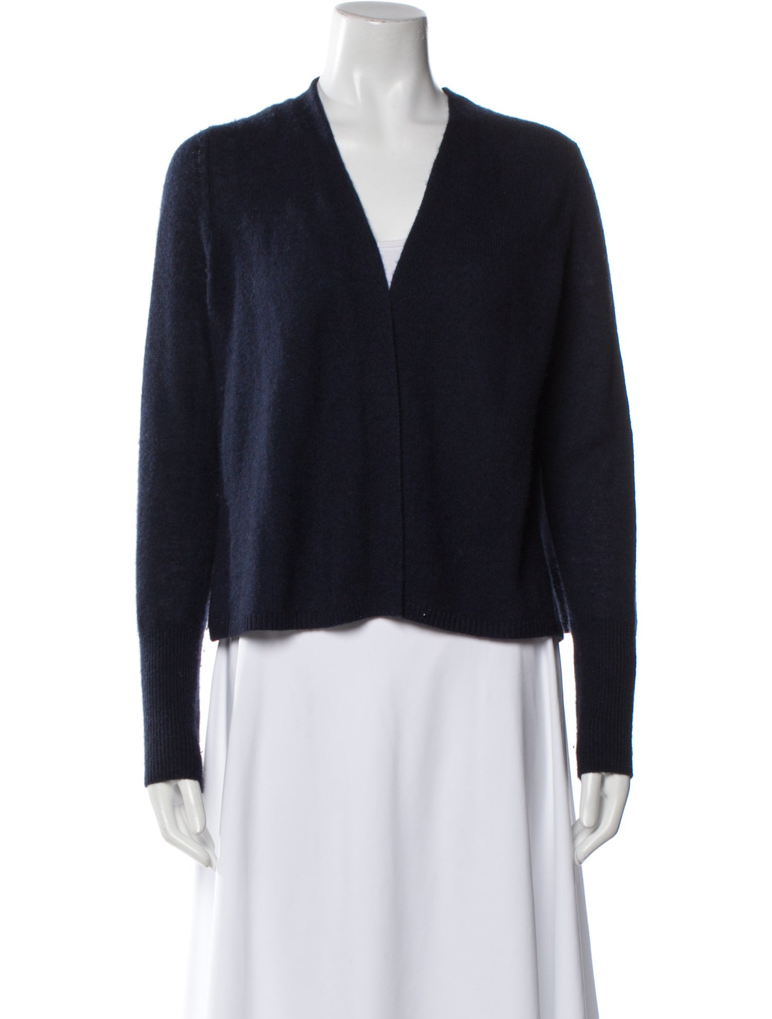 White + Warren Cashmere V-Neck Sweater