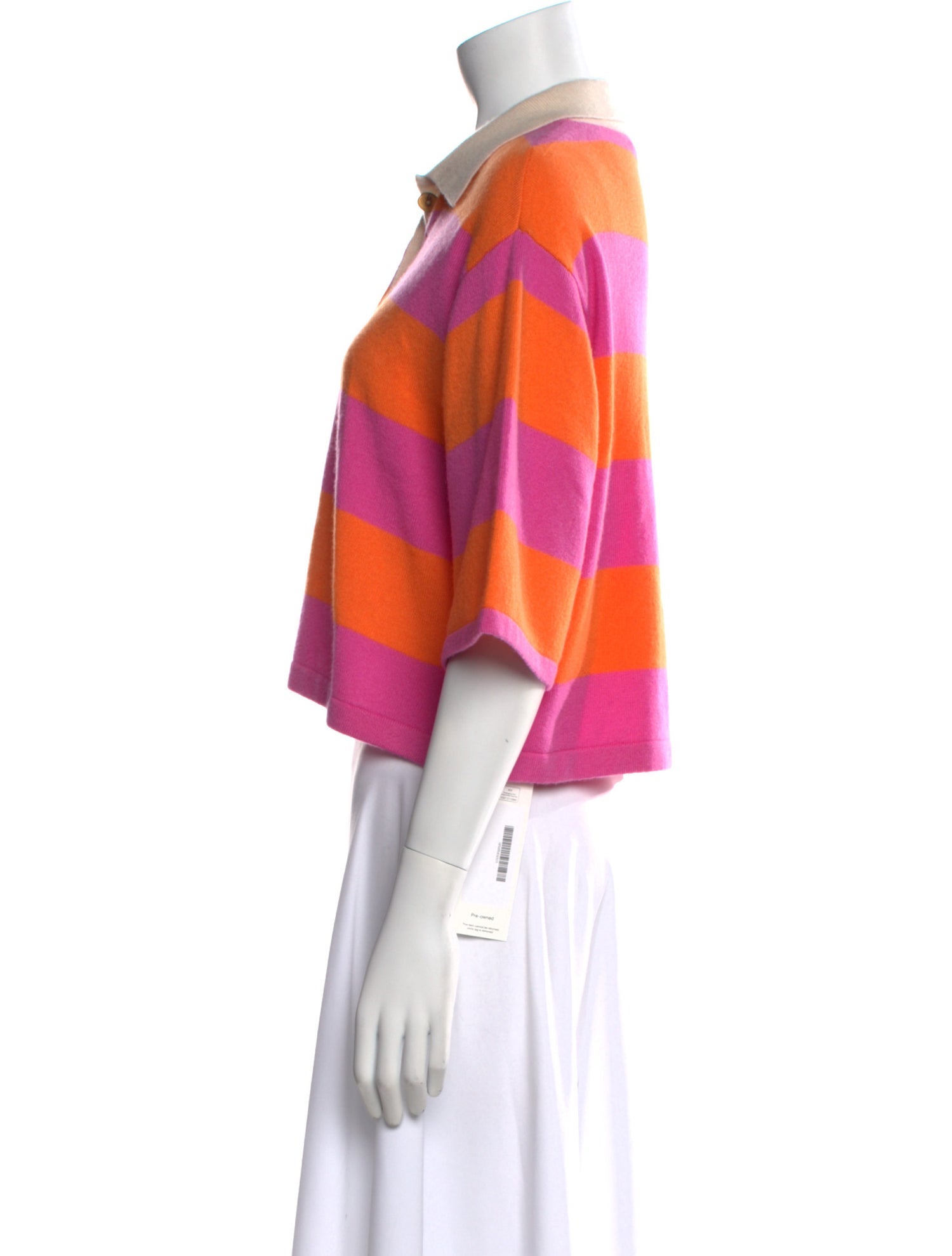 White + Warren Cashmere Striped Sweater