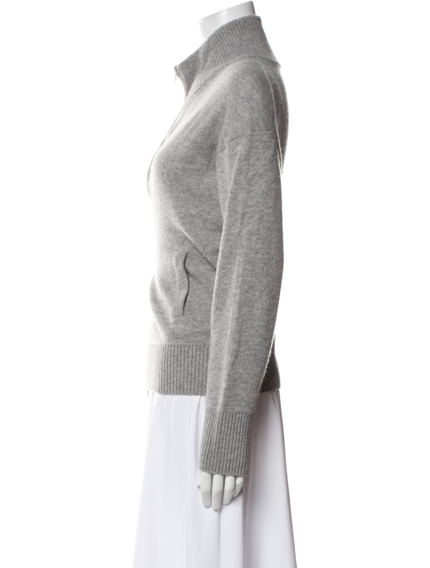 White + Warren Cashmere Mock Neck Sweater
