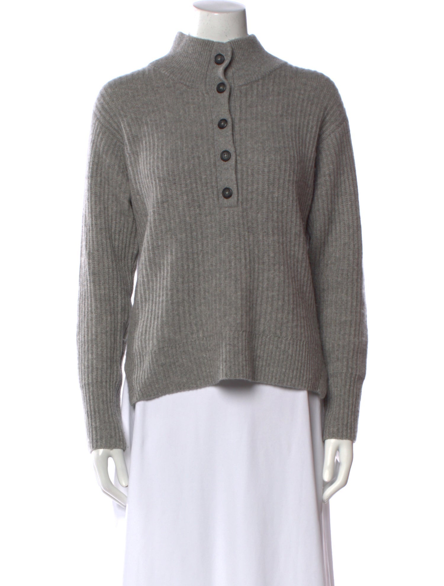 White + Warren Cashmere Mock Neck Sweater