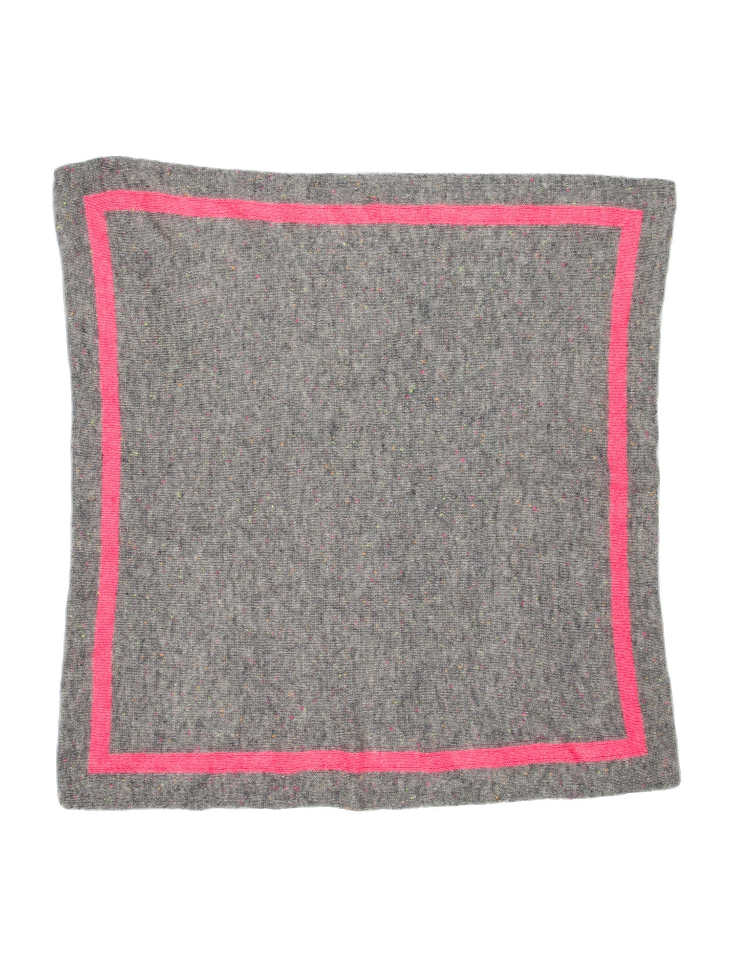 White + Warren Cashmere Colorblock Pattern Scarf w/ Tags