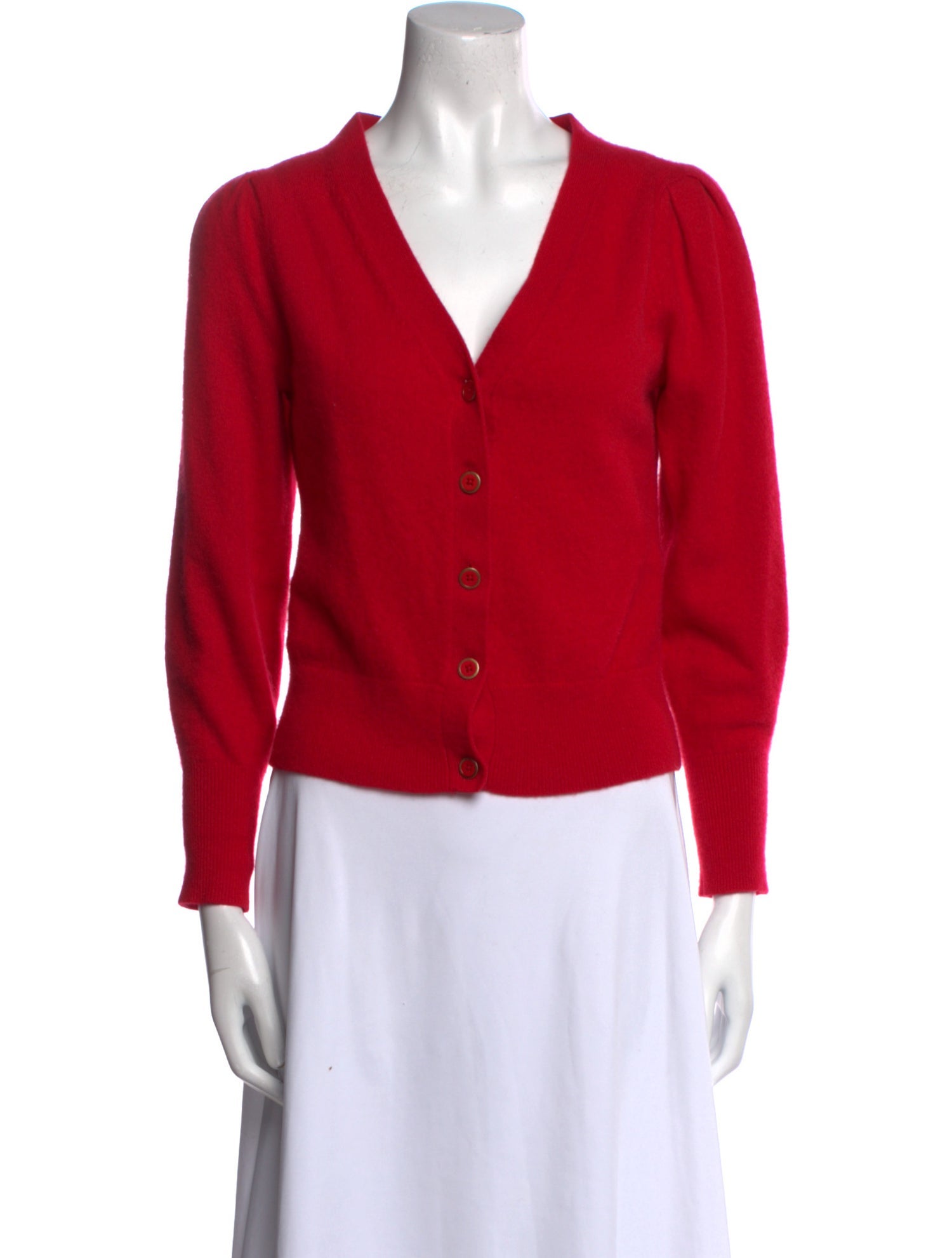 White + Warren Cashmere V-Neck Sweater