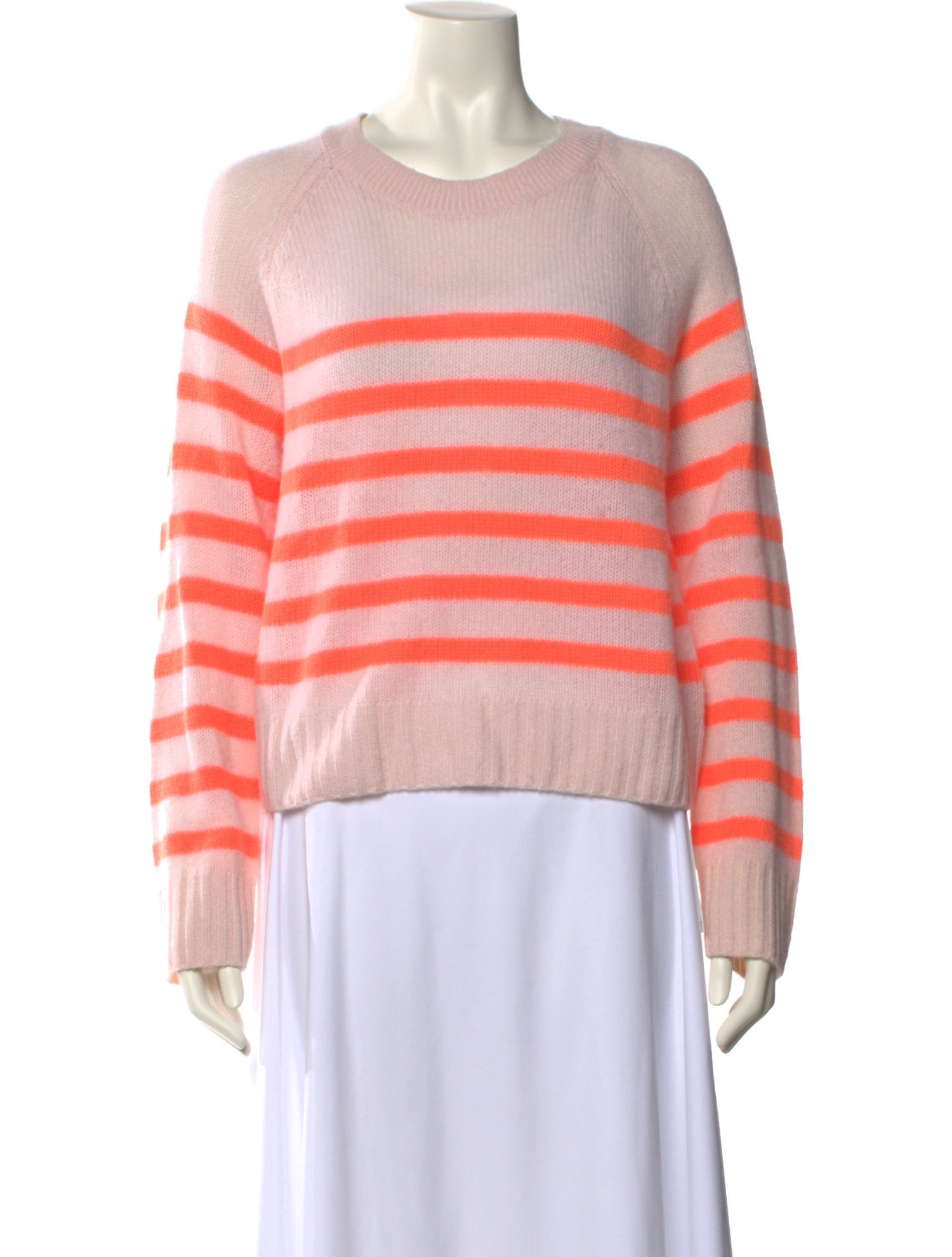 White + Warren Cashmere Striped Sweater