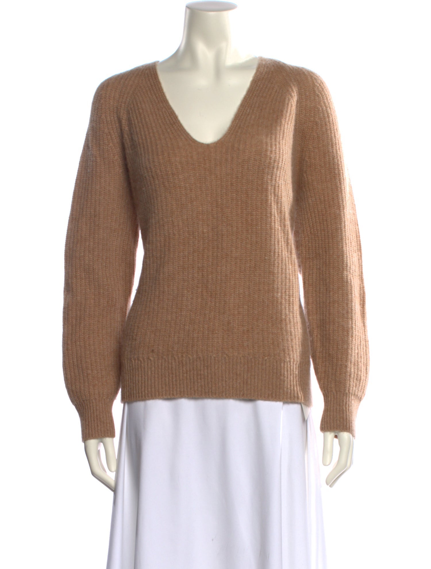 White + Warren Cashmere V-Neck Sweater
