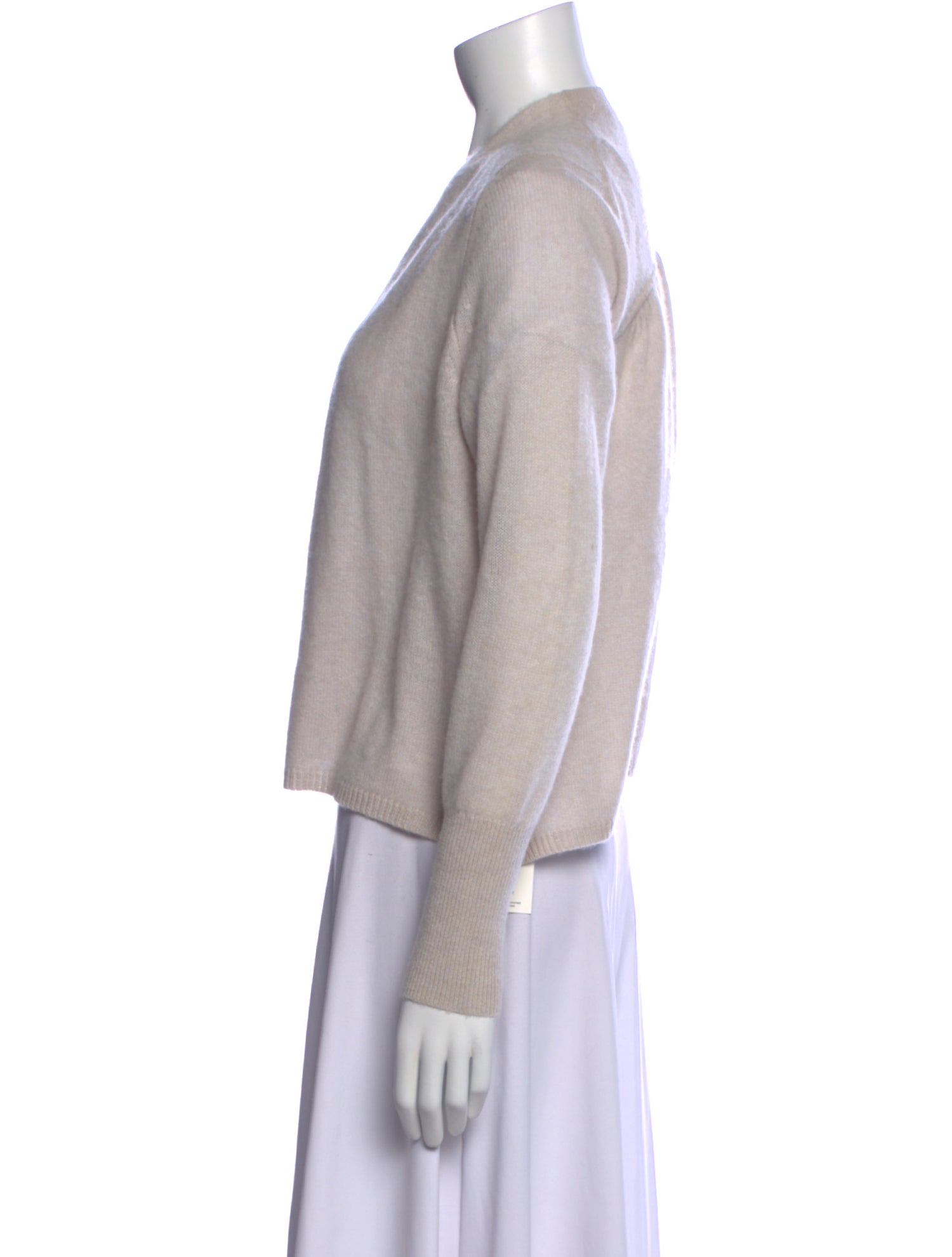 White + Warren Cashmere Open Front Sweater