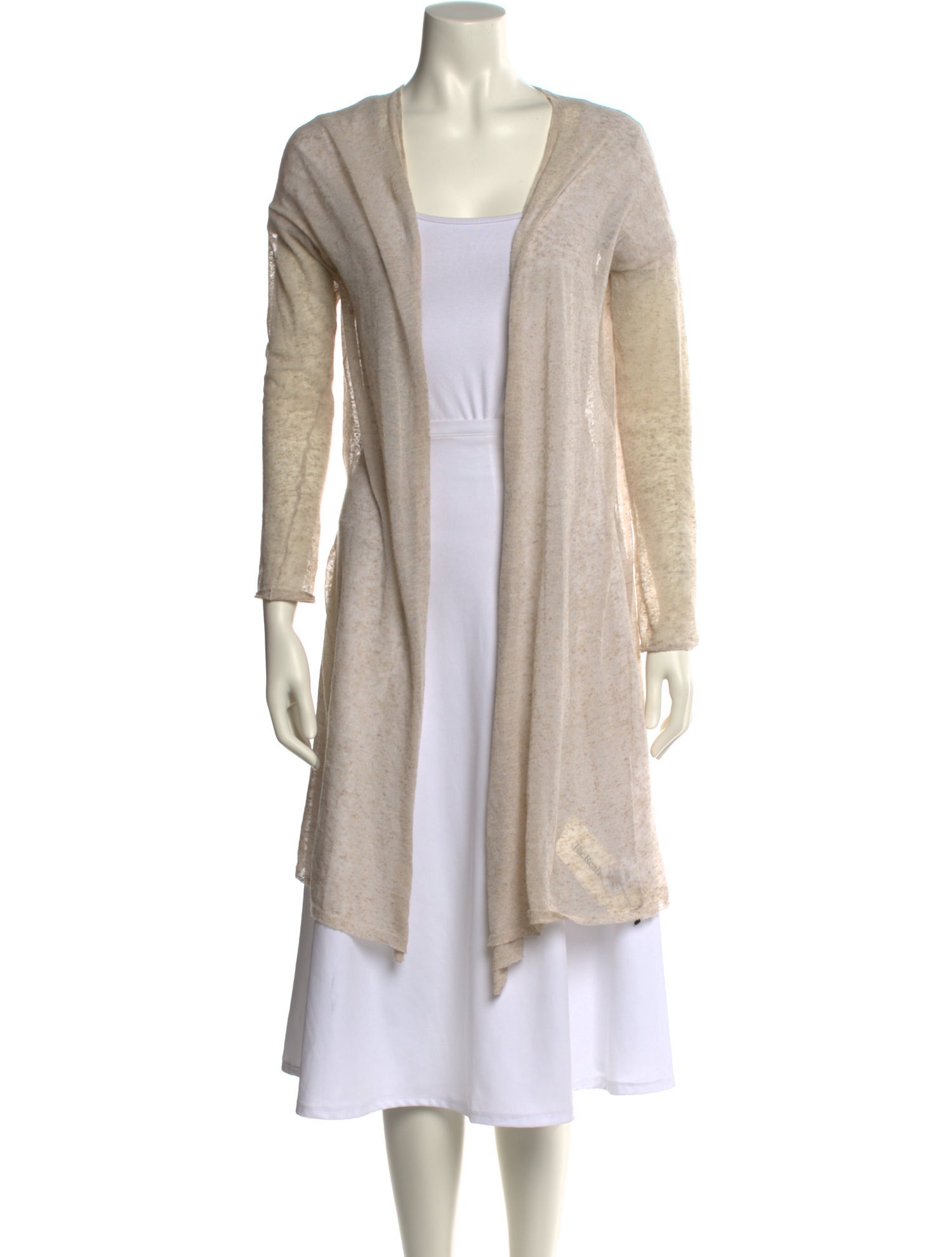 White + Warren Open Front Sweater