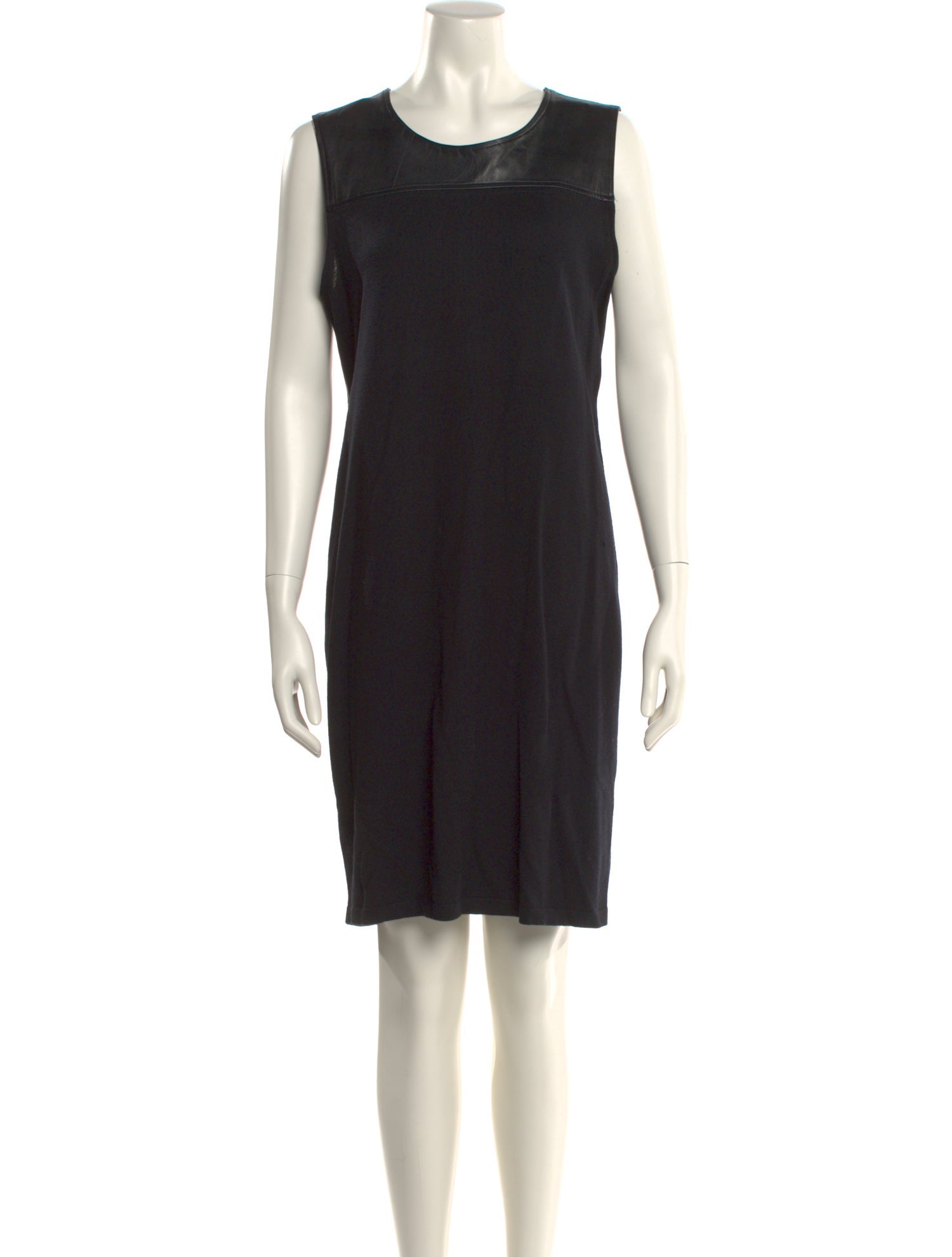 White + Warren Merino Wool Knee-Length Dress