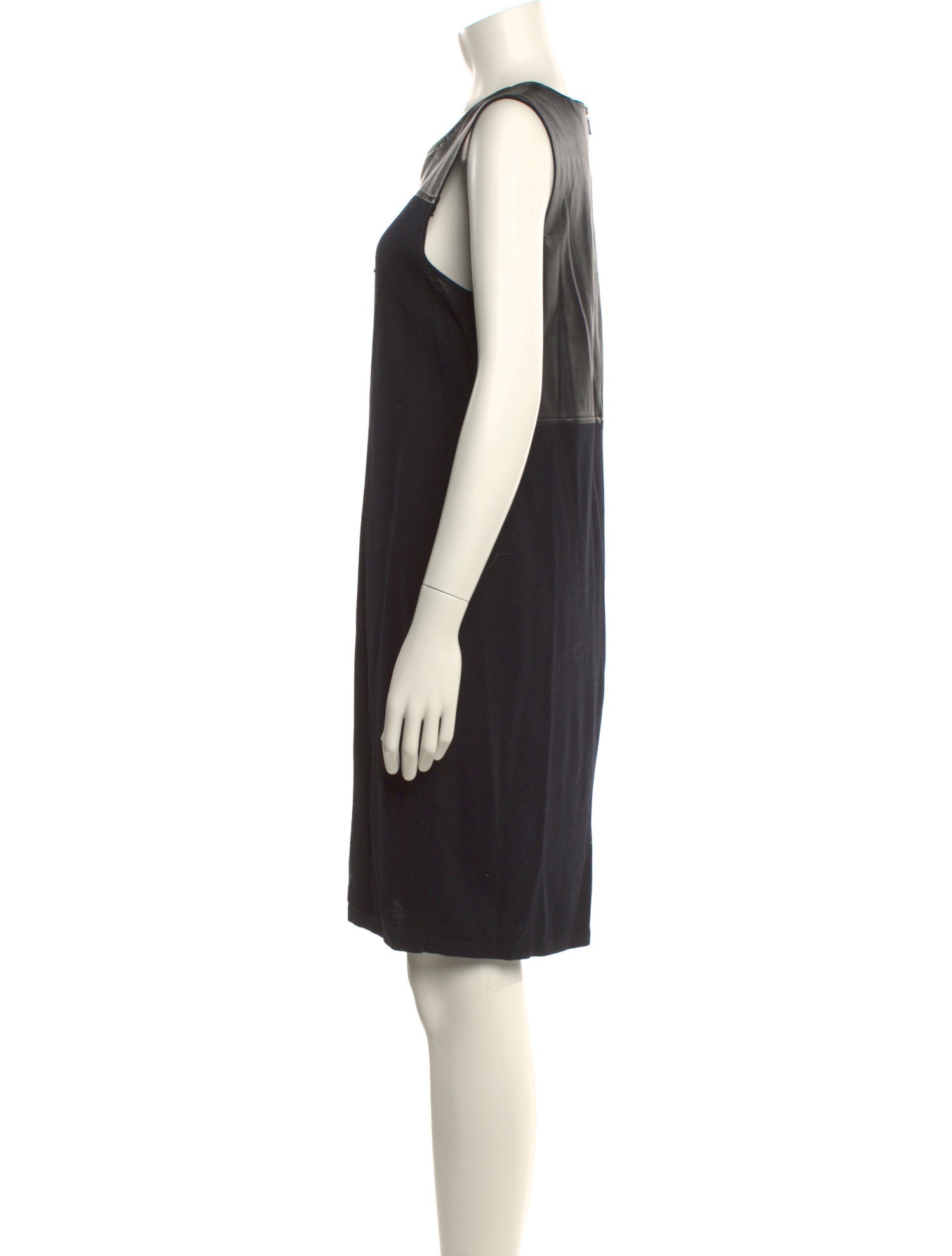 White + Warren Merino Wool Knee-Length Dress