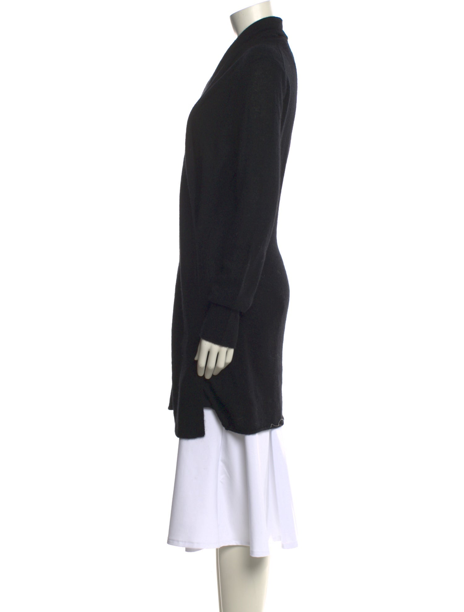 White + Warren Cashmere Open Front Sweater