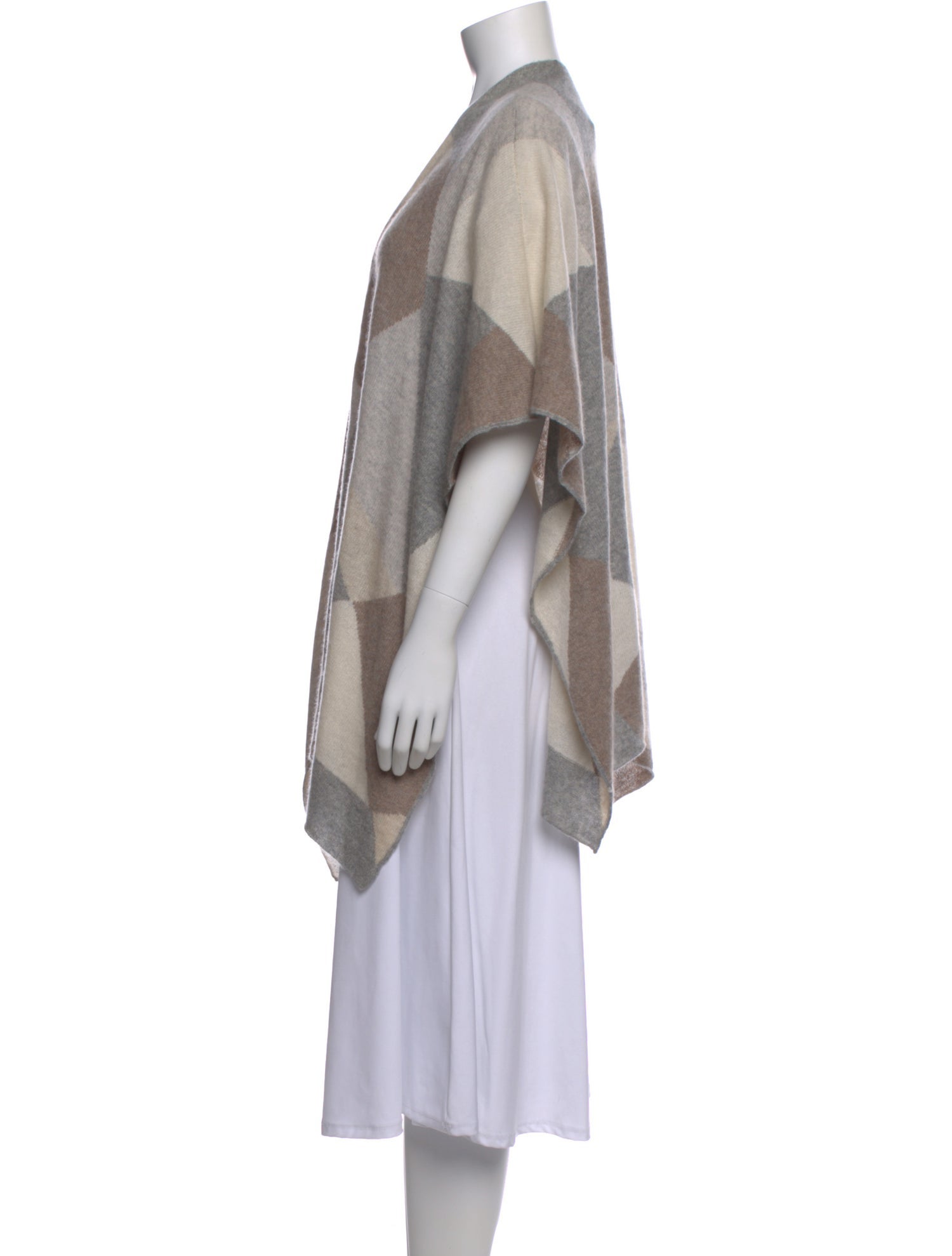 White + Warren Cashmere Printed Sweater