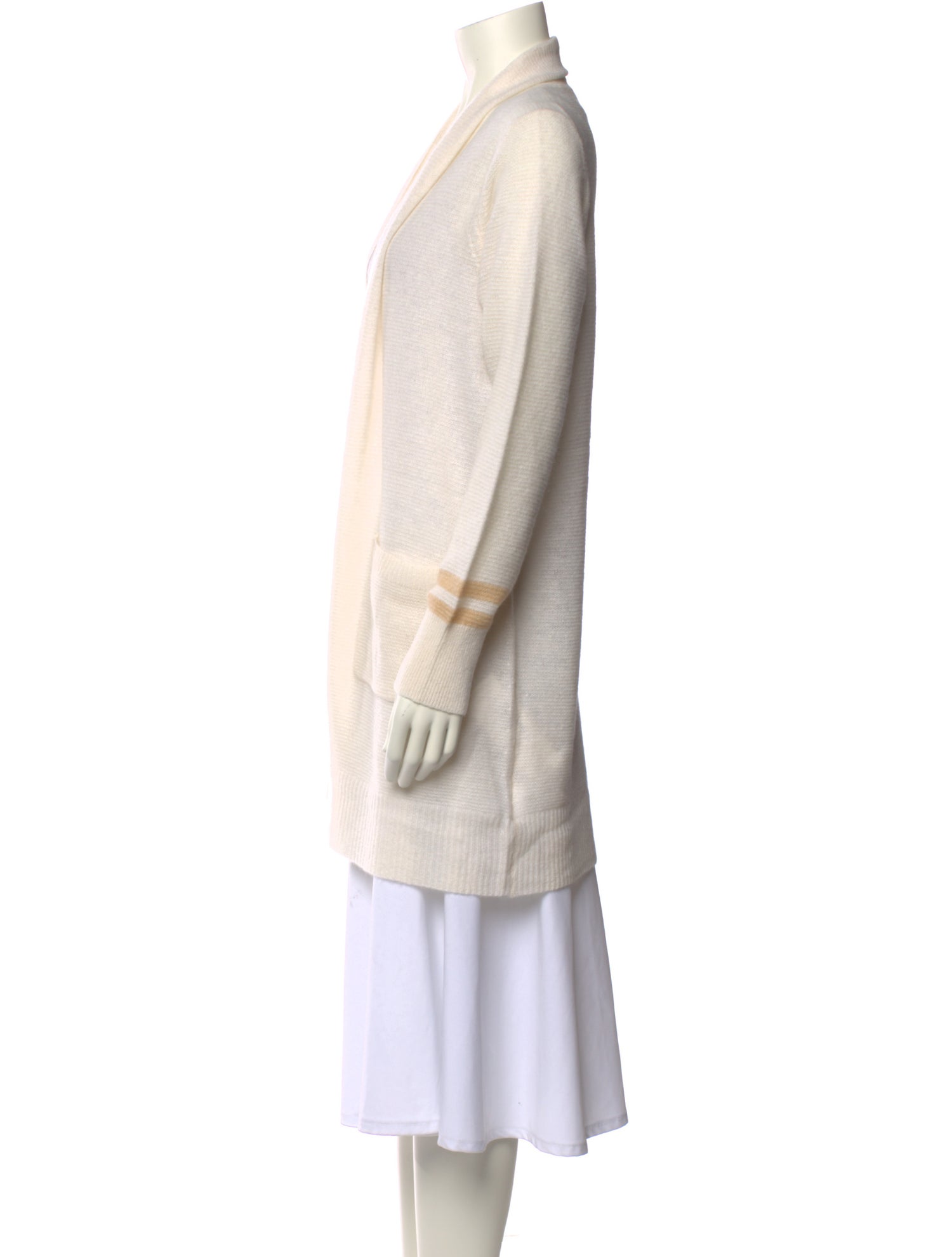 White + Warren Cashmere Open Front Sweater w/ Tags