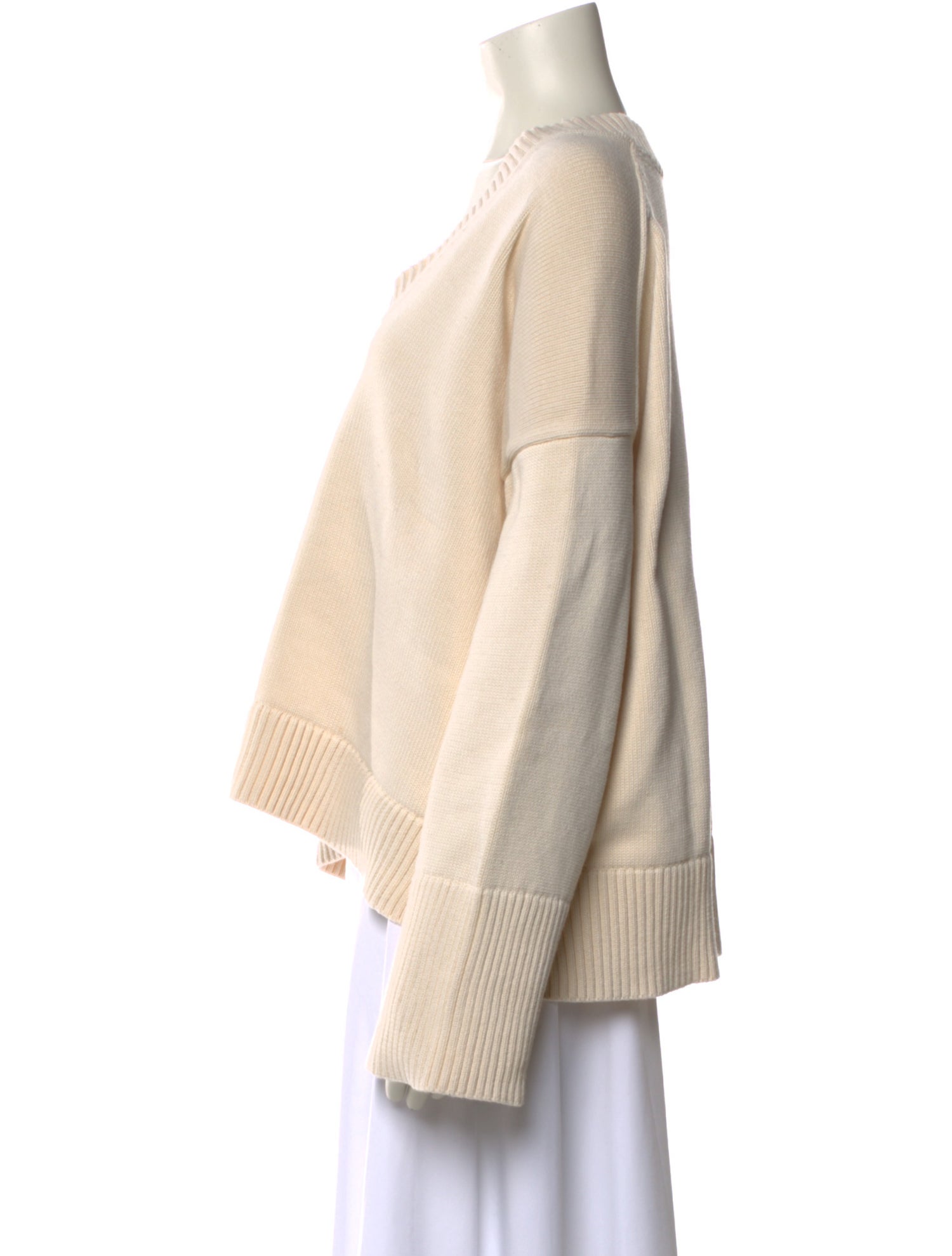 White + Warren V-Neck Sweater