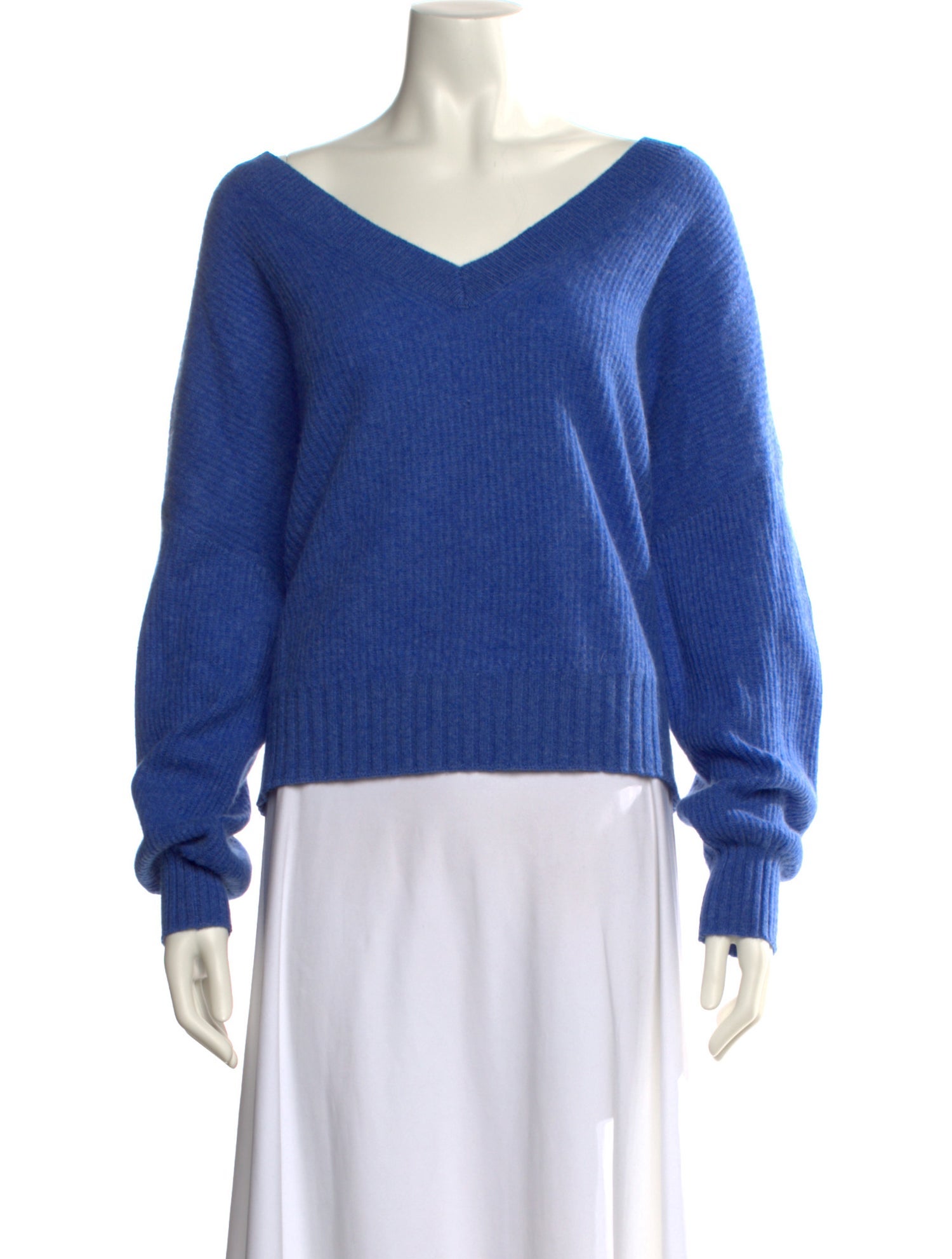 White + Warren Cashmere V-Neck Sweater