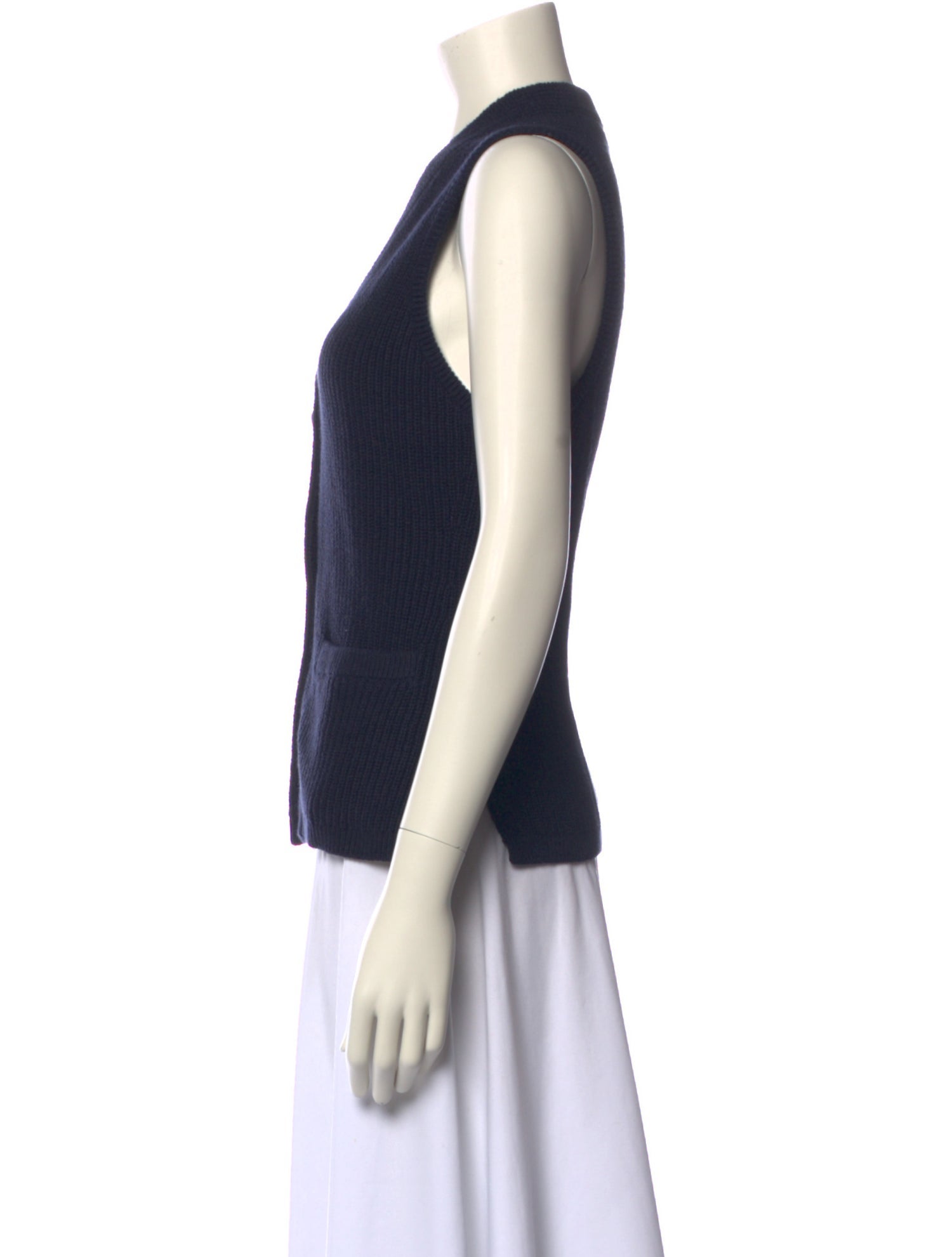 White + Warren V-Neck Sweater