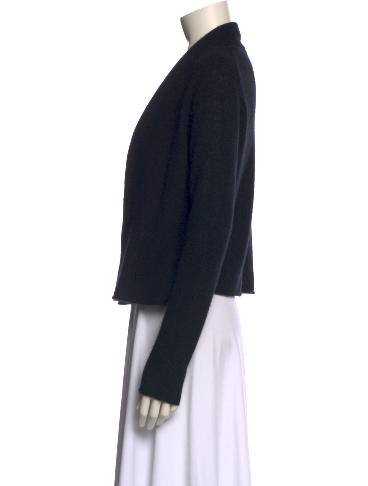 White + Warren Cashmere Open Front Sweater