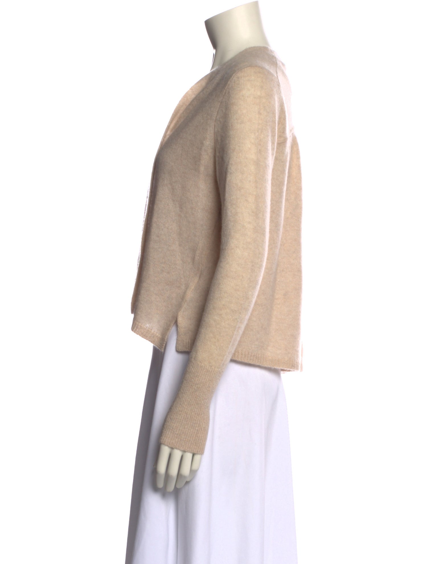 White + Warren Cashmere Open Front Sweater